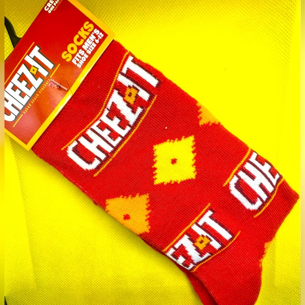Trendy Graphic Cheez-It Socks